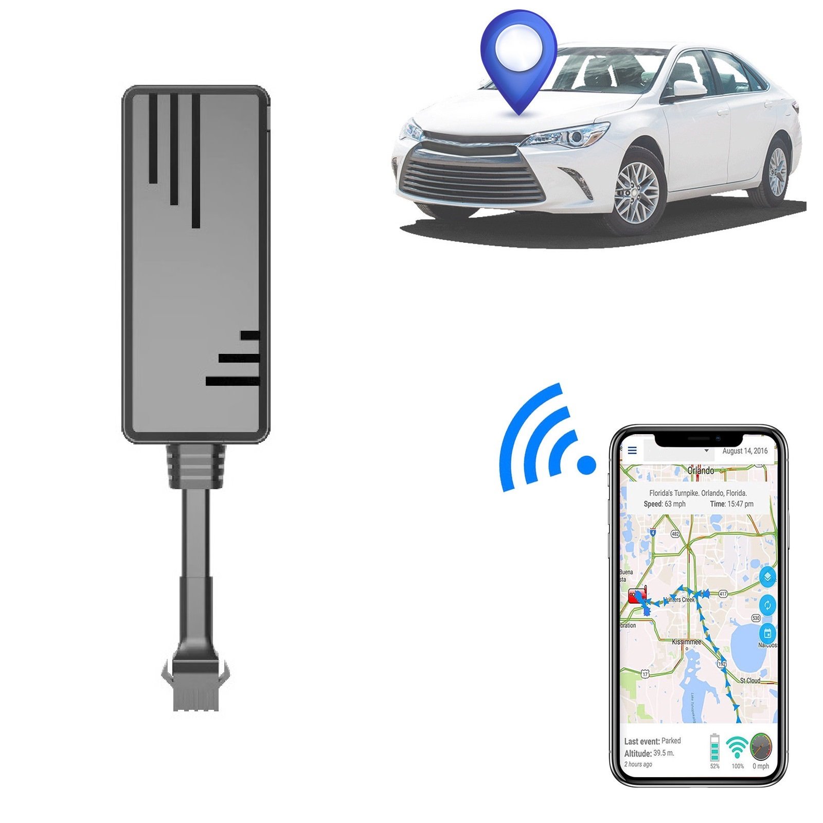 Micro Mini Spy Locate With Sim Card 4G Vehicle Mounted Real-Time Tracking History Playback Gps Device Truck Tracker for Car